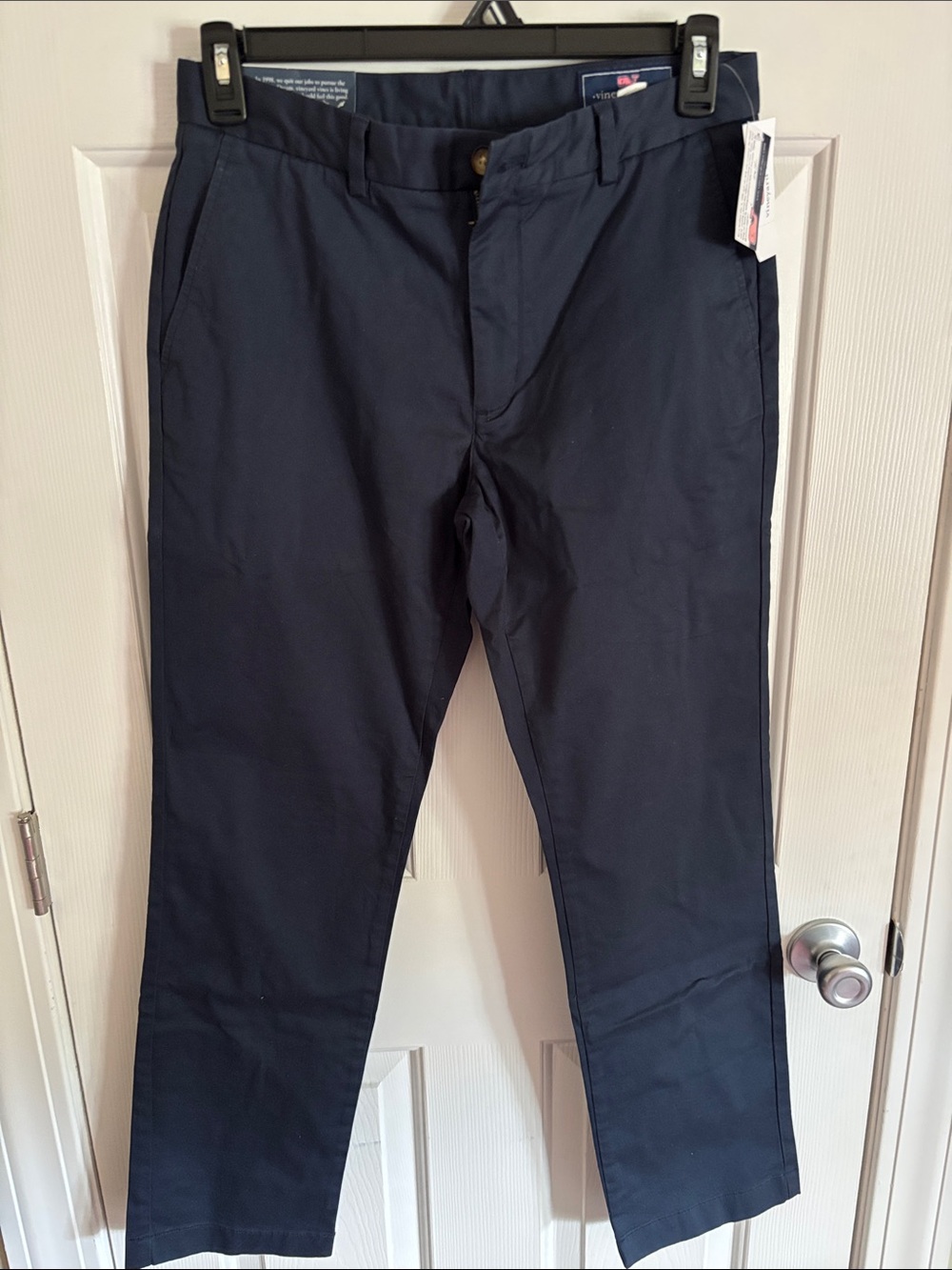 Vineyard Vines Men's Navy stretch slim fit breaker Pants size 30x32